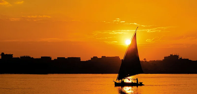 Sunset over the Nile