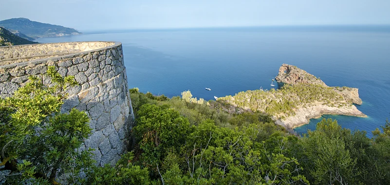 The island of Mallorca is covered by the service