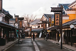 Shutterstock : Noboribetsu Date Jidaimura old architecture Edo Historic Village Hokkaido, Japan.