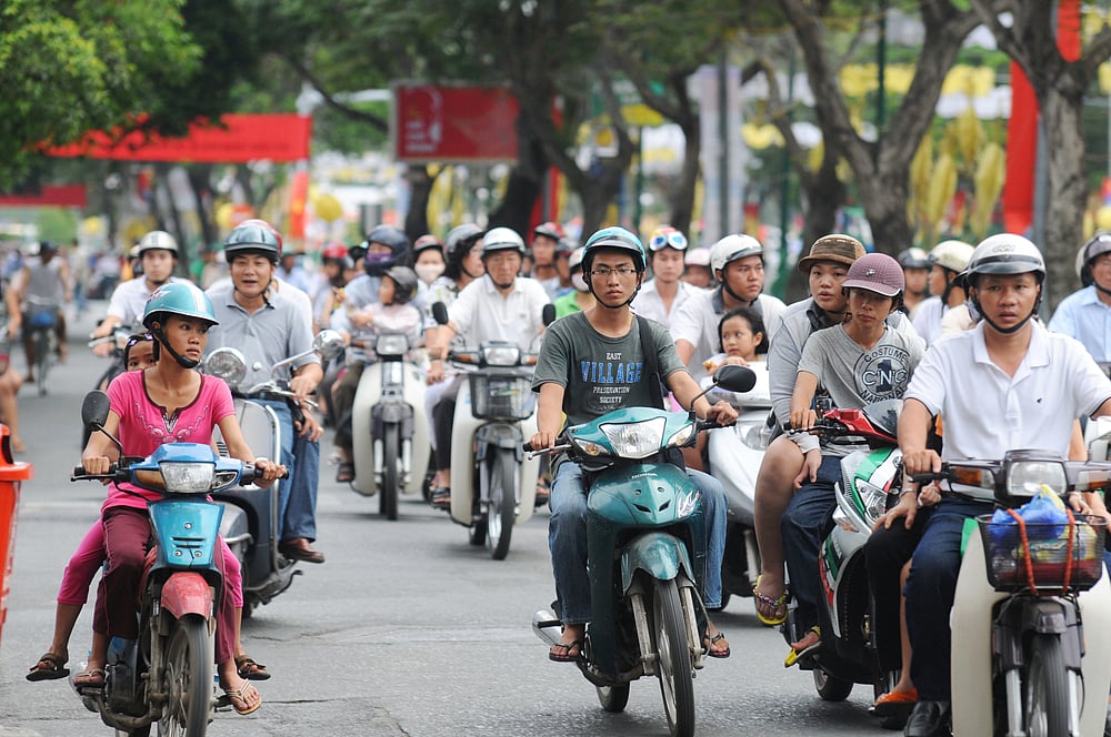 Two-wheelers are popular among locals and tourists