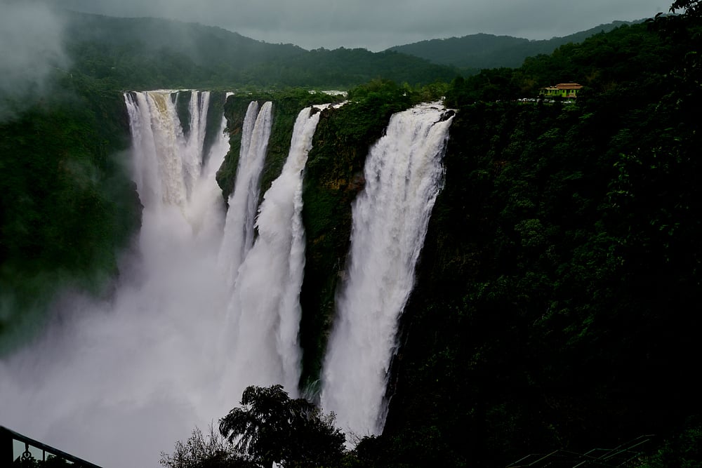 Explore the top five waterfalls in Karnataka. Photo Credit Shutterstock