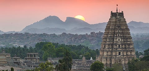 Hampi at sunset