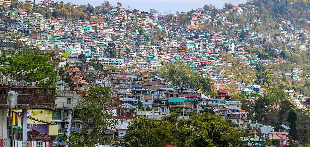 The landscape of Kalimpong 