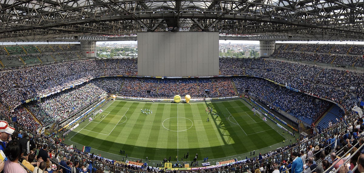 The San Siro is home to both Inter and AC Milan