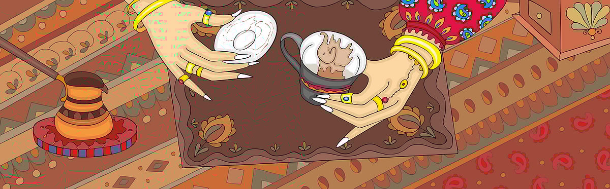 A cup of coffee that tells the future 