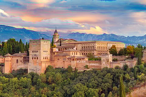 Alhambra in Granada, Spain