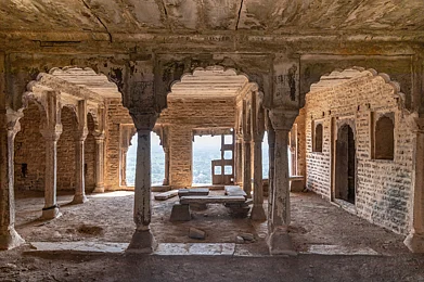 Inside Narwar Fort in Madhya Pradesh