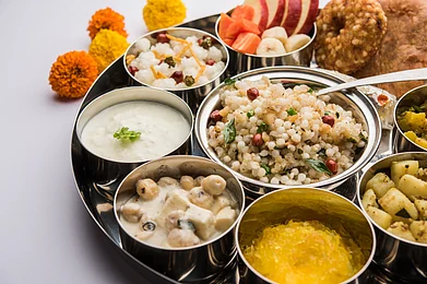 Navratri Upwas Thali