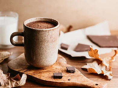 Shutterstock : Hot chocolate is the perfect winter beverage