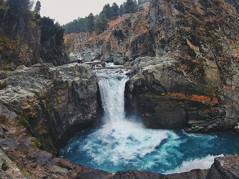 Aharbal Falls in Kulgam district's Noorabad region is mesmerising - Shutterstock