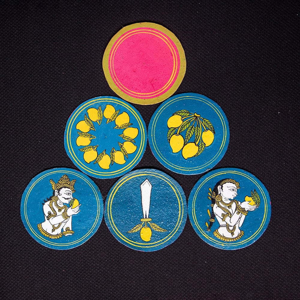 Ganjifa, is a card game and type of playing cards that are most associated with Persia and India. Photo credit Shutterstock