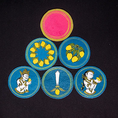 Ganjifa, is a card game and type of playing cards that are most associated with Persia and India. Photo credit Shutterstock