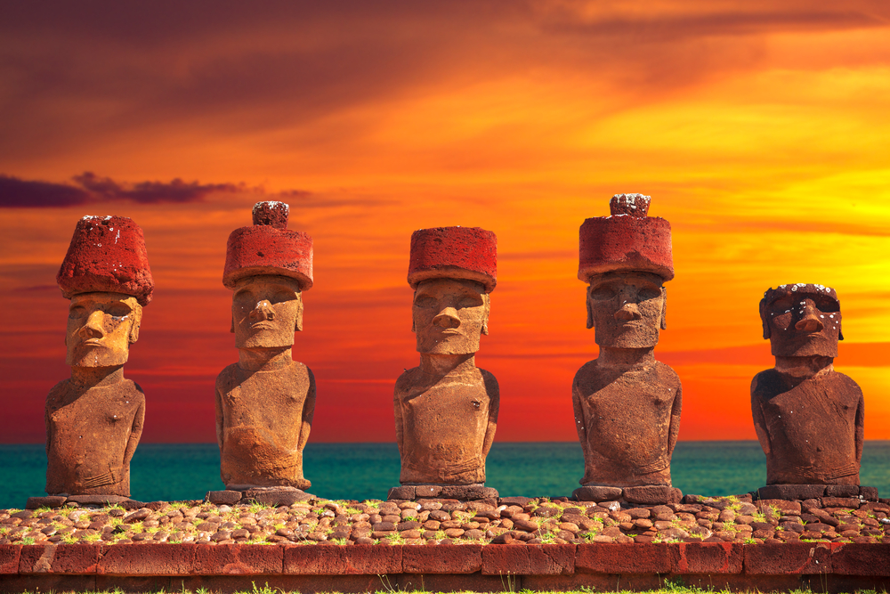 Moais at Ahu Tongariki (Easter island, Chile). Cover Photo Credit Shutterstock - null