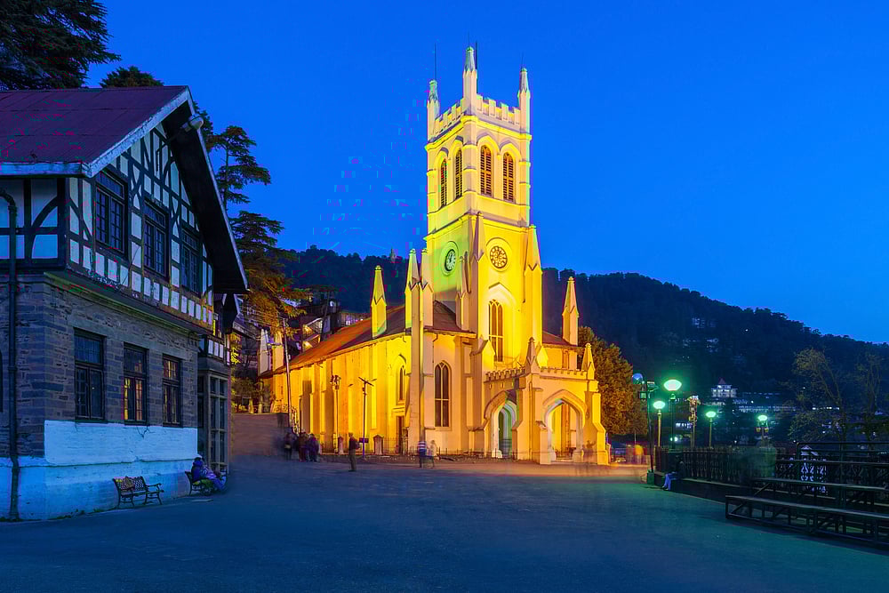 Christ Church in Shimla, Credits Shutterstock