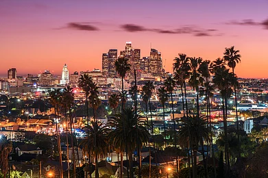 LA skyline