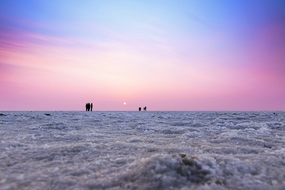 A shot of salt pans in Gujarat. Credits Shutterstock
