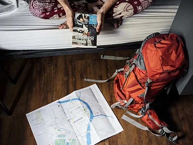 Backpack travel in Bangkok. Credits Shutterstock