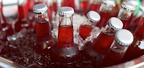 Try to avoid purchasing beverages packaged in plastic bottles