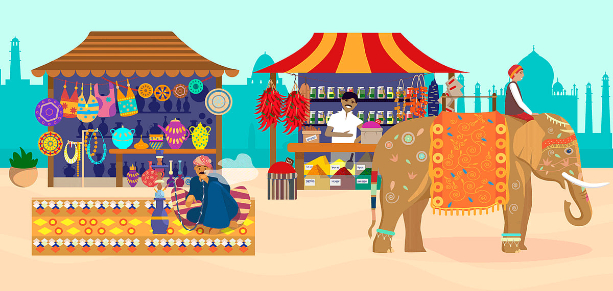 India is land which offers millions of different, unique souvenirs