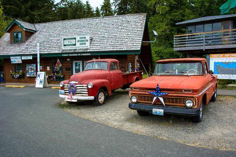 Chevrolet Bella Swan from Stephenie Meyers Twilight saga at Forks, Washington