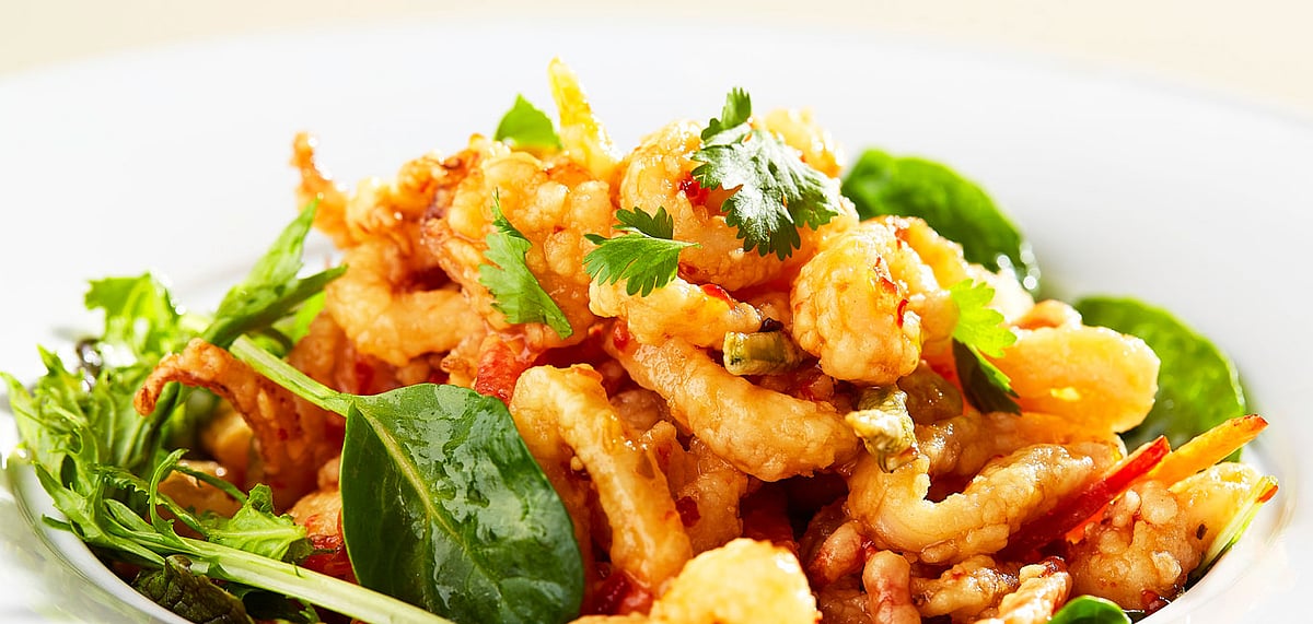 A Calamari dish available at EEST