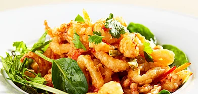 A Calamari dish available at EEST
