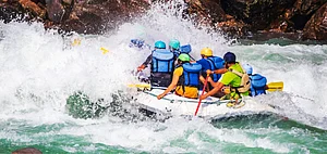 Credit www.shutterstock.com : White-water rafting is one of the more popular adventure sports.