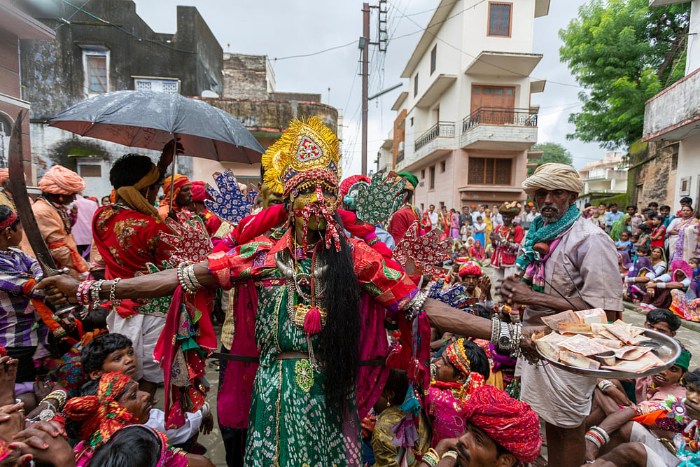 A Gavari dance being held in Ranakpur            Photo Credit S. Thiru / Shutterstock