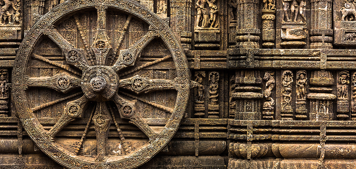 The famous Konark stone carvings of Odisha