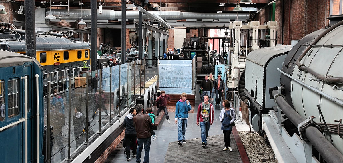 The Museum of Science and Industry in Manchester, UK. MOSI is a public museum with 830,000 annual visitors