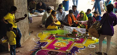 The annual Bonalu festival is a big feast at Golconda Fort, and a great crowd puller