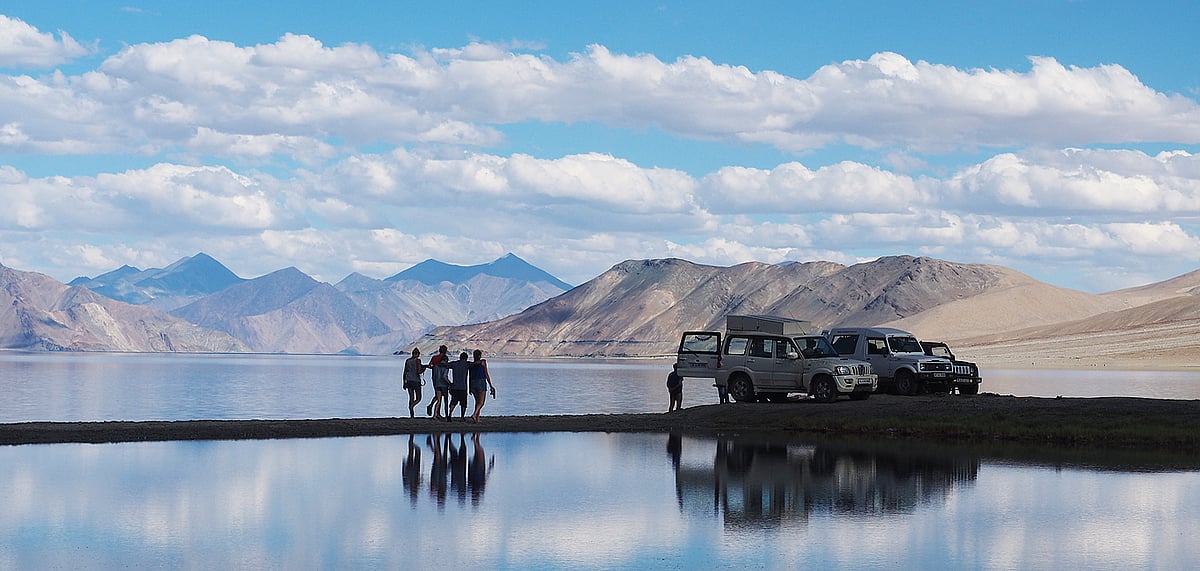 The picture-perfect Pangong Lake in Ladakh