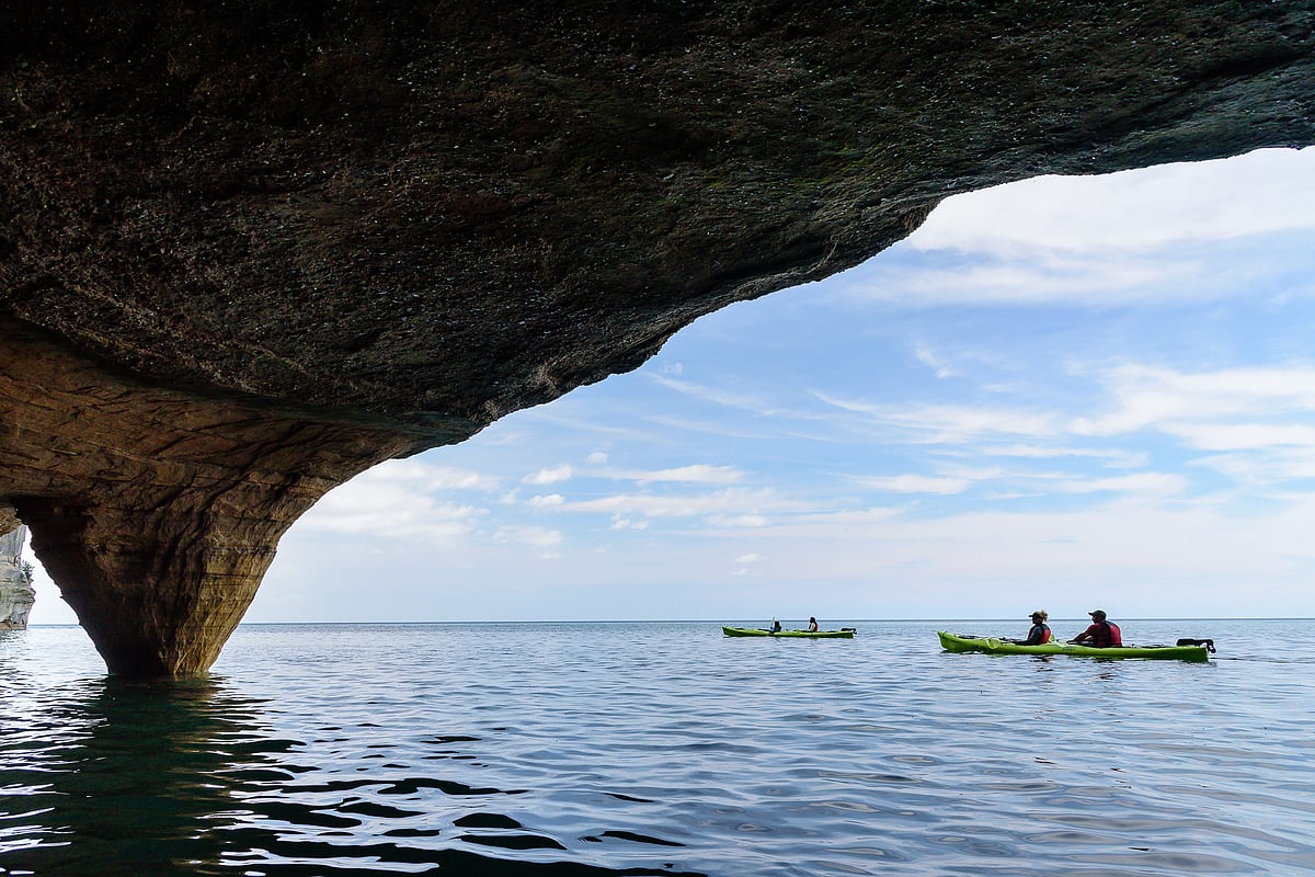Pictured Rocks National Lakeshore is located in Michigan
