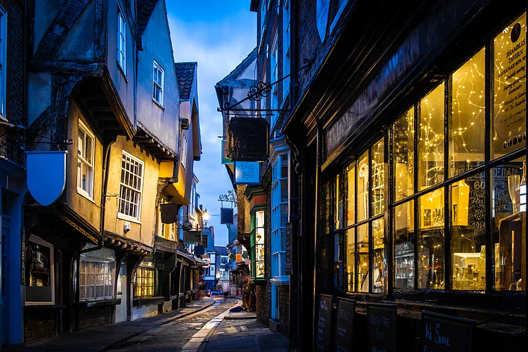 The Shambles in York has a centuries-old history but it is now popularly known as - null