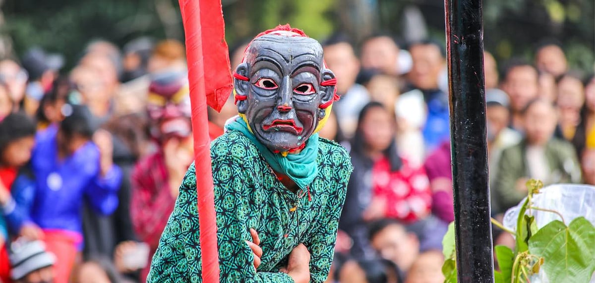 Cham festival at Enchey Monastery, Sikkim