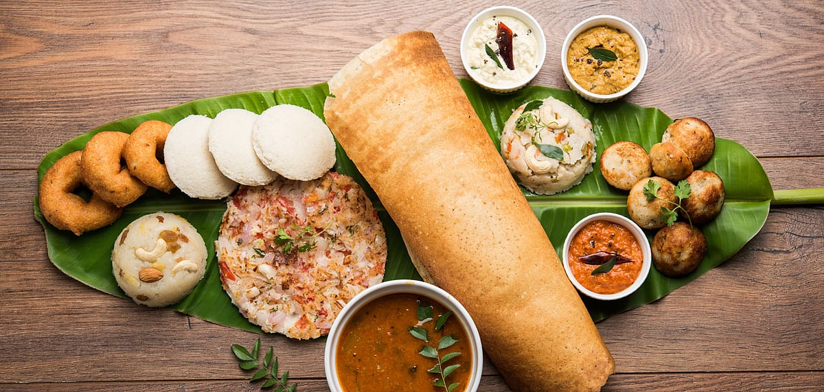 The Indian breakfast platter has something for everybody 