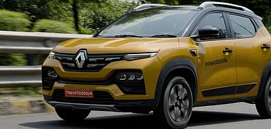 Renault Kiger is loaded with impressive features like LED headlamps, dual-tone roof, and ultra-smart interiors. Credit Renault