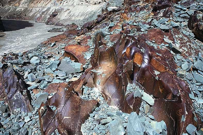 Petroglyphs Rock of ages