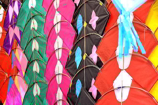 Continuing the tradition of kite flying