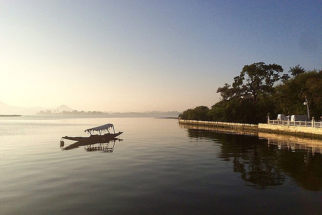 Cruising on Lake Pichola