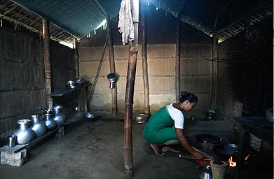 The kitchen is the mainstay of the household. Photo Credit Surajit Sharma