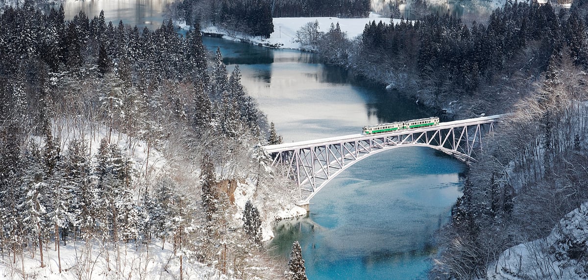 A snow-covered Oku Aizu 