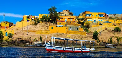 Shutterstock : Nubian villages are settlements on the banks of River Nile