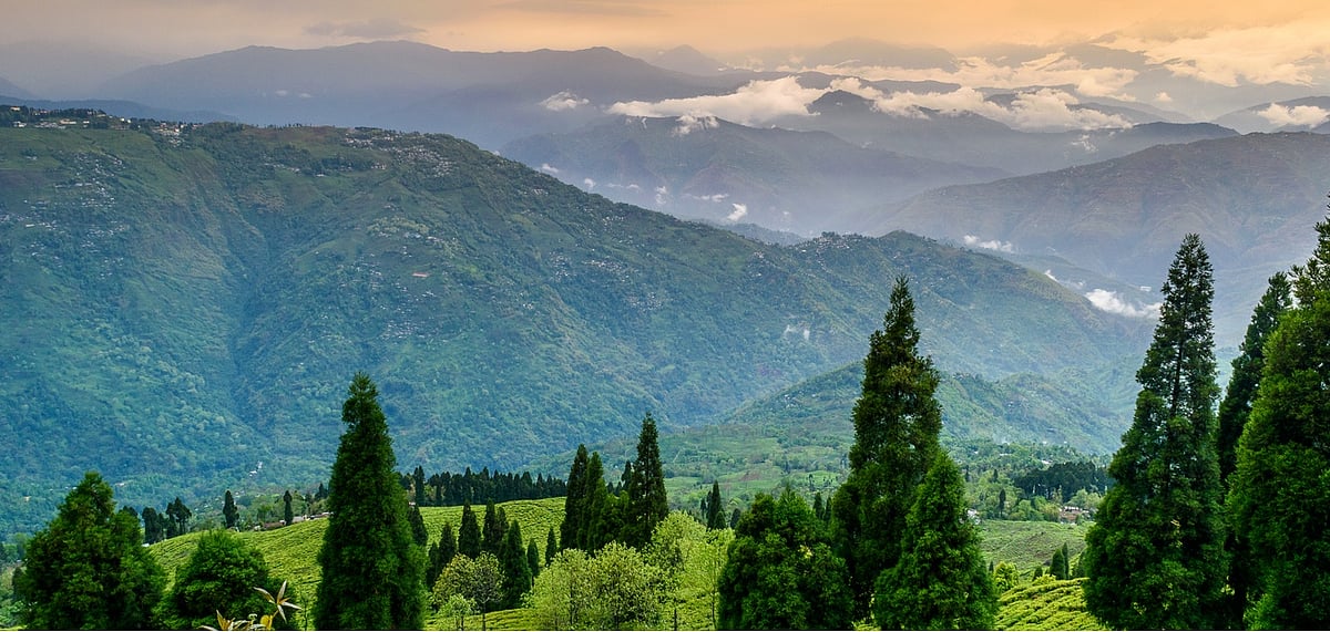 The picturesque landscape of Lava