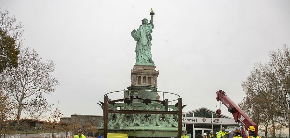 The opening of the Statue of Liberty Museum gives us a look into history