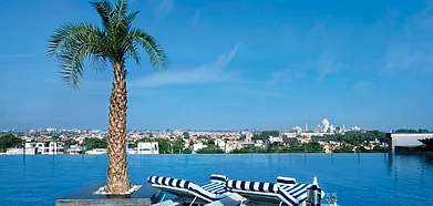 The infinity pool at the premises