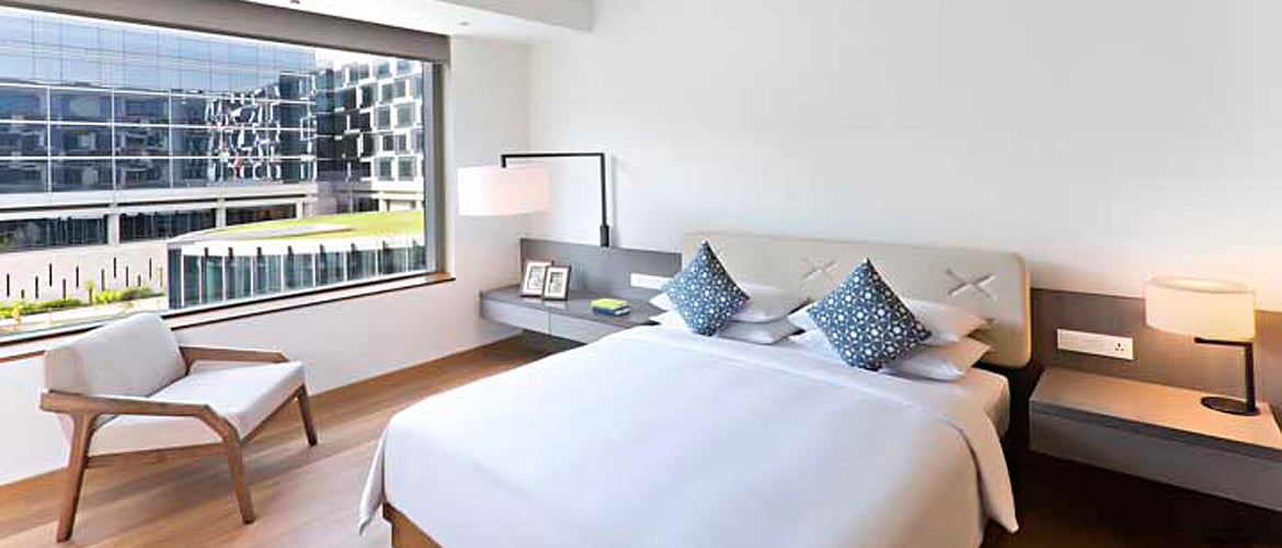 Check out the bedrooms at Andaz Delhis new service apartments