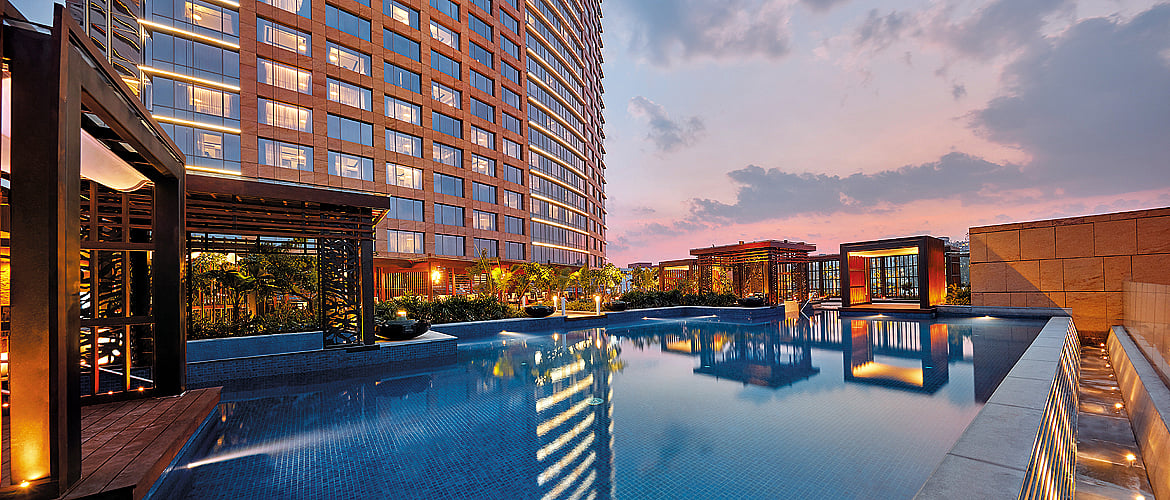 Conrad Bengalurus infinity pool