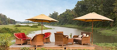 ABN : An idyllic setting at Diphlu River Lodge
