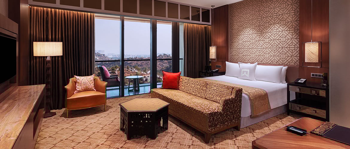 A Tower Room in ITC Kohenur Hyderabad 